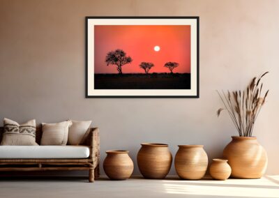 Sun Falls over Africa