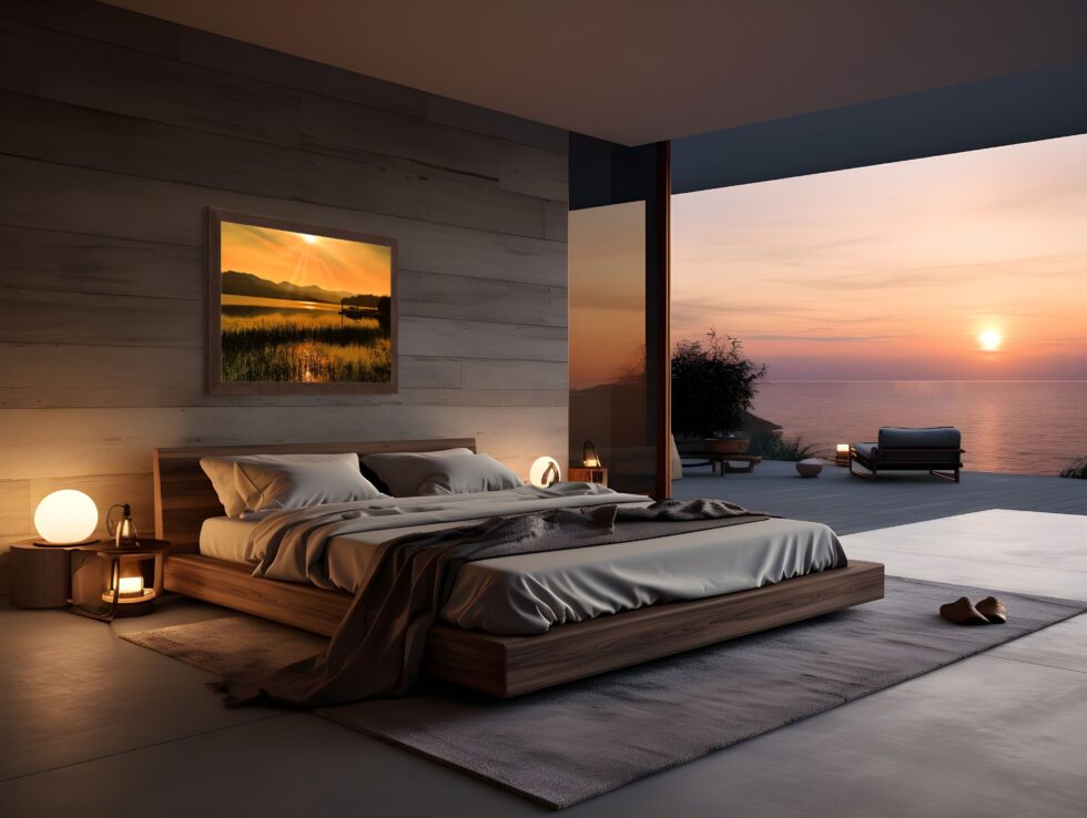 glacier lake sunset last version scaled