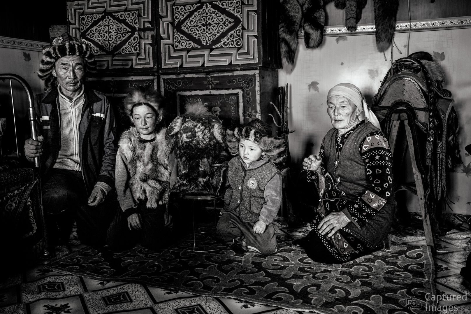 A Beautiful Kasakh Family